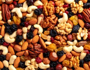Treatment of dried fruit mixes